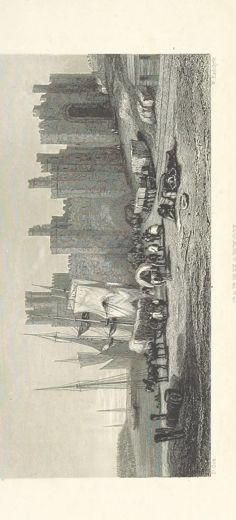 An illustration from Wanderings and Excursions in North Wales, with 51 engravings, by Radclyffe, from drawings by Cattermole, Cox, etc, 1853, leaf 195