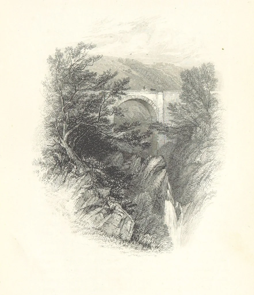 An illustration from Wanderings and Excursions in North Wales, with 51 engravings, by Radclyffe, from drawings by Cattermole, Cox, etc, 1853, leaf 281