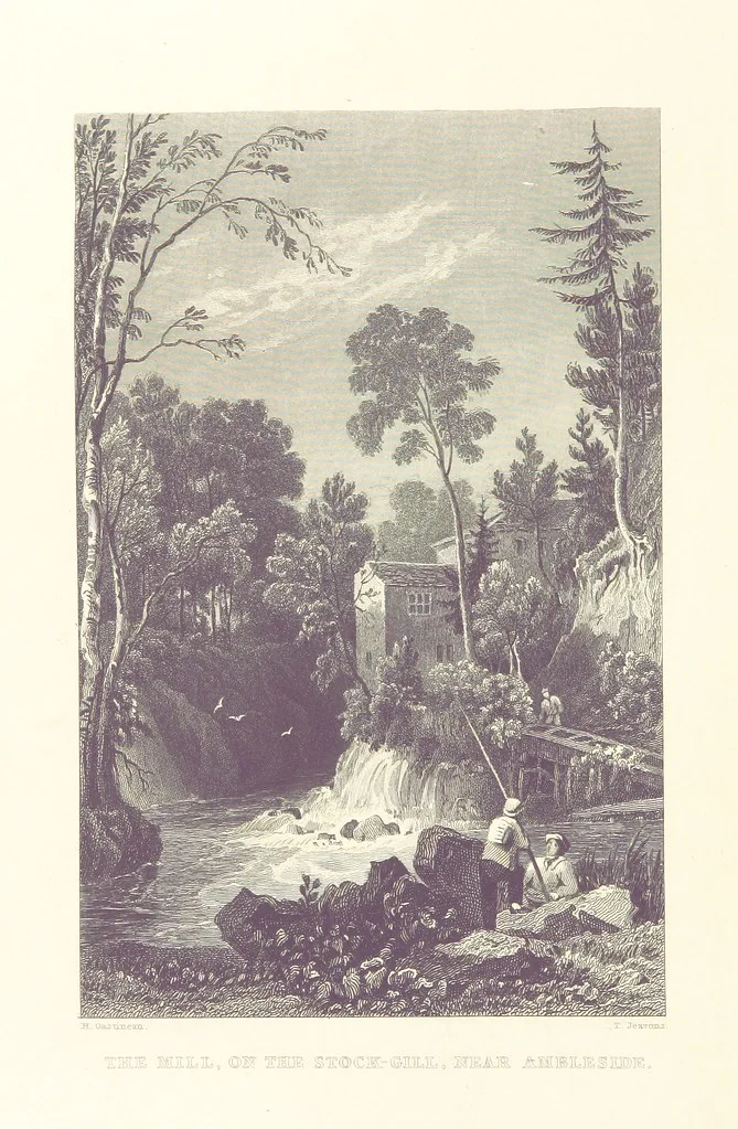 An illustration from Westmorland, Cumberland, Durham, and Northumberland, illustrated from original drawings by T. Allom, G. Pickering, &c. With descriptions by T. Rose, 1858, leaf 106