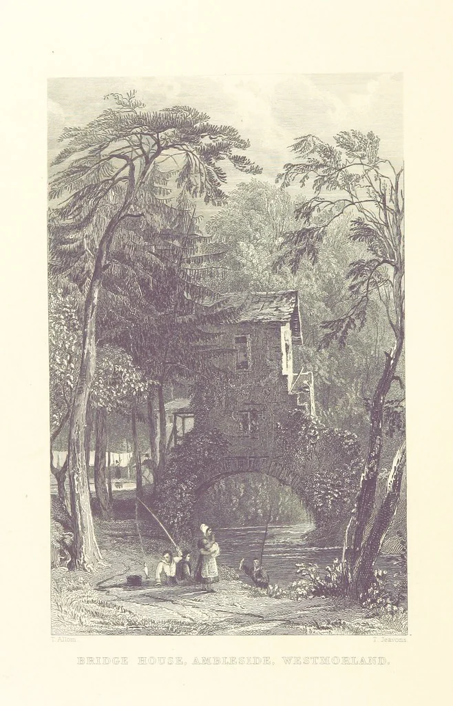 An illustration from Westmorland, Cumberland, Durham, and Northumberland, illustrated from original drawings by T. Allom, G. Pickering, &c. With descriptions by T. Rose, 1858, leaf 108