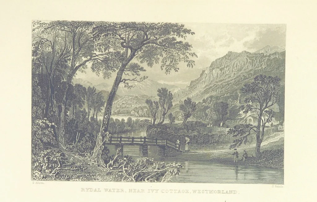 An illustration from Westmorland, Cumberland, Durham, and Northumberland, illustrated from original drawings by T. Allom, G. Pickering, &c. With descriptions by T. Rose, 1858, leaf 111