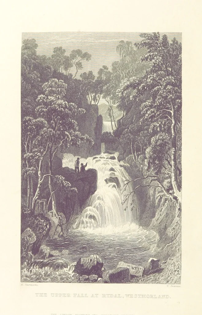 An illustration from Westmorland, Cumberland, Durham, and Northumberland, illustrated from original drawings by T. Allom, G. Pickering, &c. With descriptions by T. Rose, 1858, leaf 122