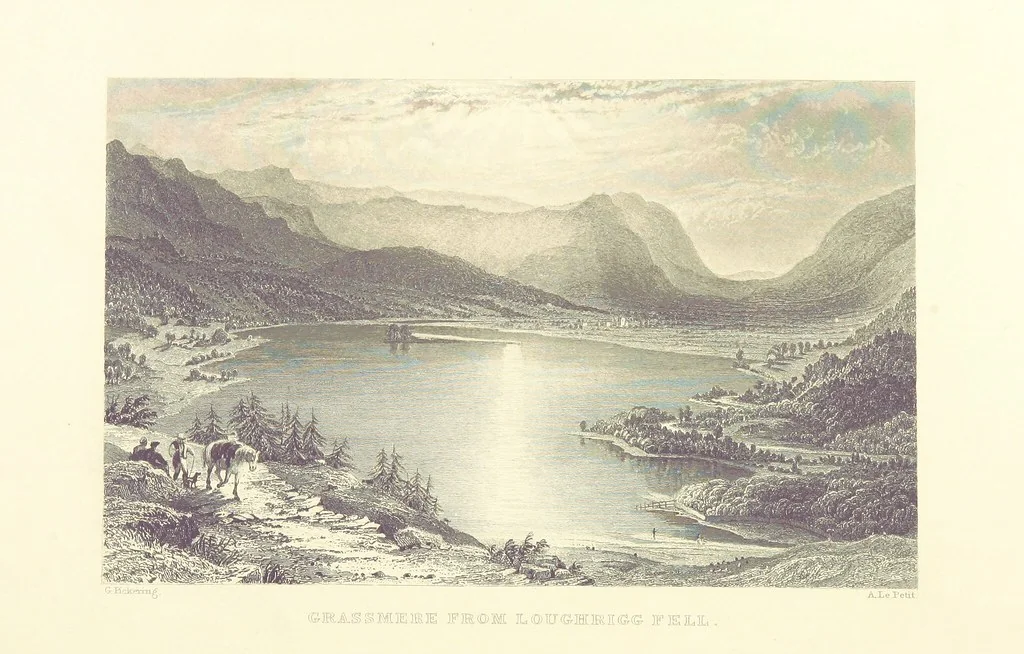 An illustration from Westmorland, Cumberland, Durham, and Northumberland, illustrated from original drawings by T. Allom, G. Pickering, &c. With descriptions by T. Rose, 1858, leaf 132