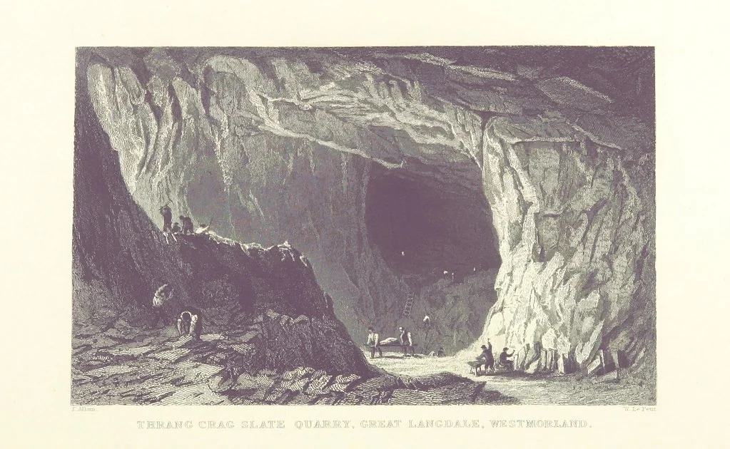 An illustration from Westmorland, Cumberland, Durham, and Northumberland, illustrated from original drawings by T. Allom, G. Pickering, &c. With descriptions by T. Rose, 1858, leaf 138