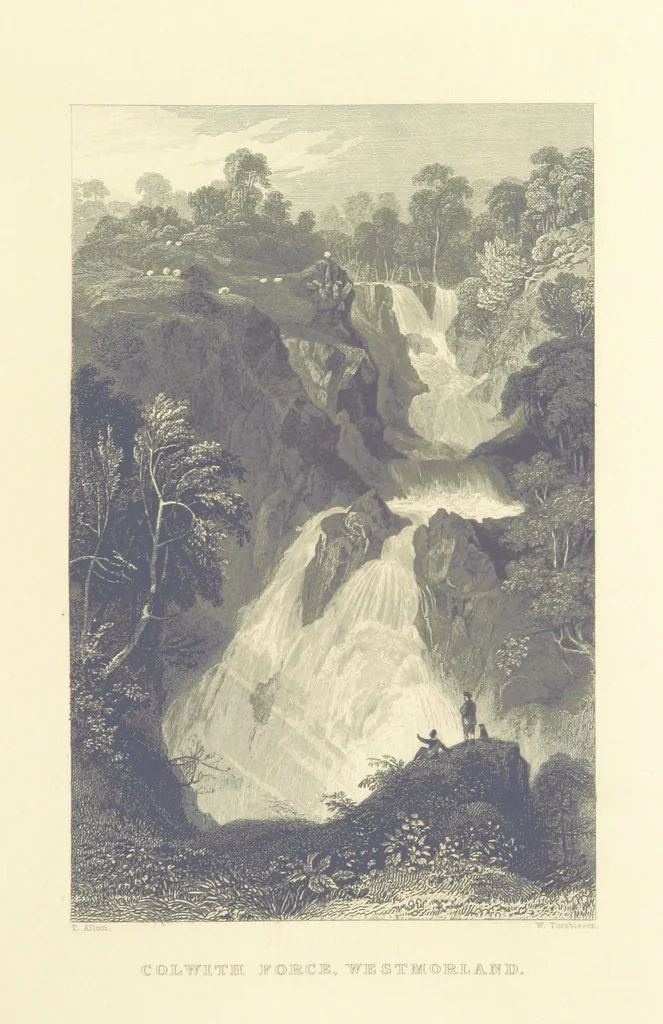An illustration from Westmorland, Cumberland, Durham, and Northumberland, illustrated from original drawings by T. Allom, G. Pickering, &c. With descriptions by T. Rose, 1858, leaf 141