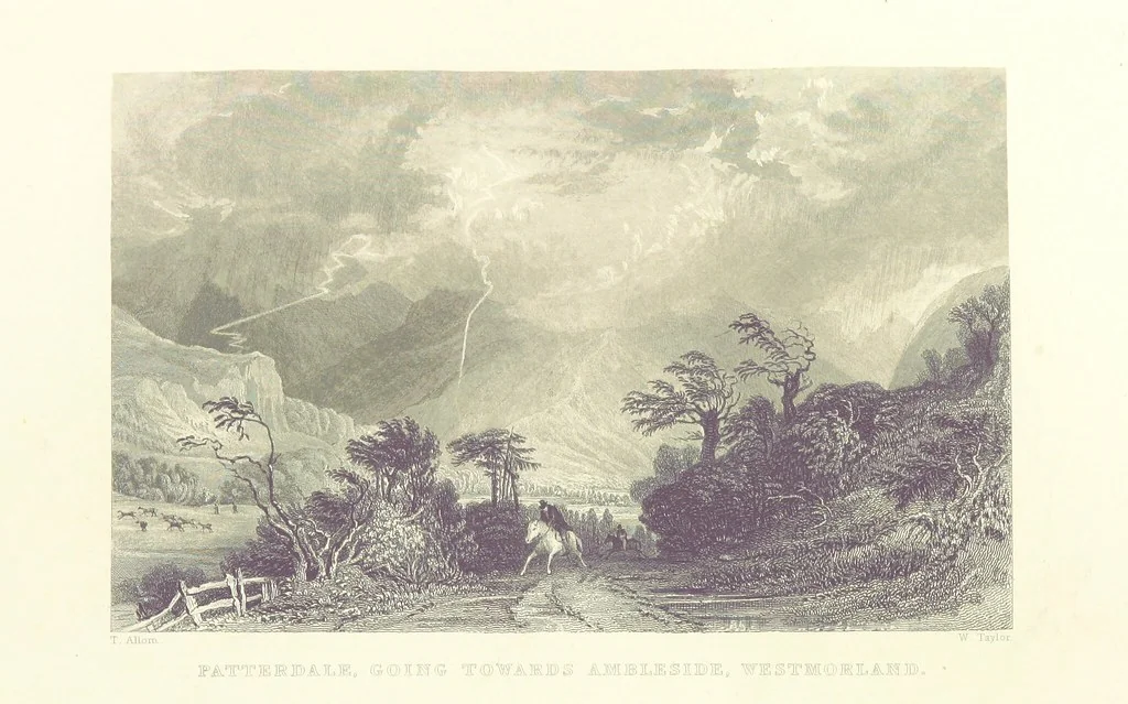 An illustration from Westmorland, Cumberland, Durham, and Northumberland, illustrated from original drawings by T. Allom, G. Pickering, &c. With descriptions by T. Rose, 1858, leaf 170