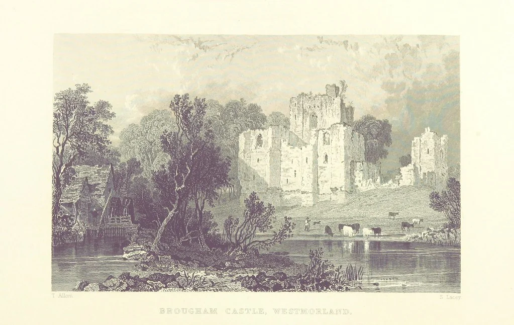 An illustration from Westmorland, Cumberland, Durham, and Northumberland, illustrated from original drawings by T. Allom, G. Pickering, &c. With descriptions by T. Rose, 1858, leaf 218