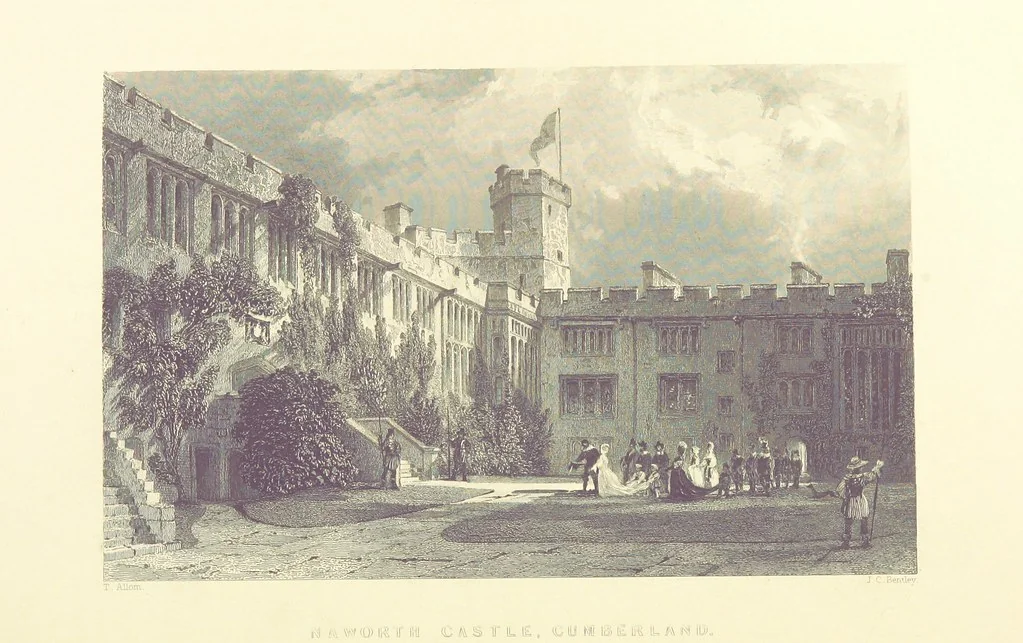 An illustration from Westmorland, Cumberland, Durham, and Northumberland, illustrated from original drawings by T. Allom, G. Pickering, &c. With descriptions by T. Rose, 1858, leaf 250