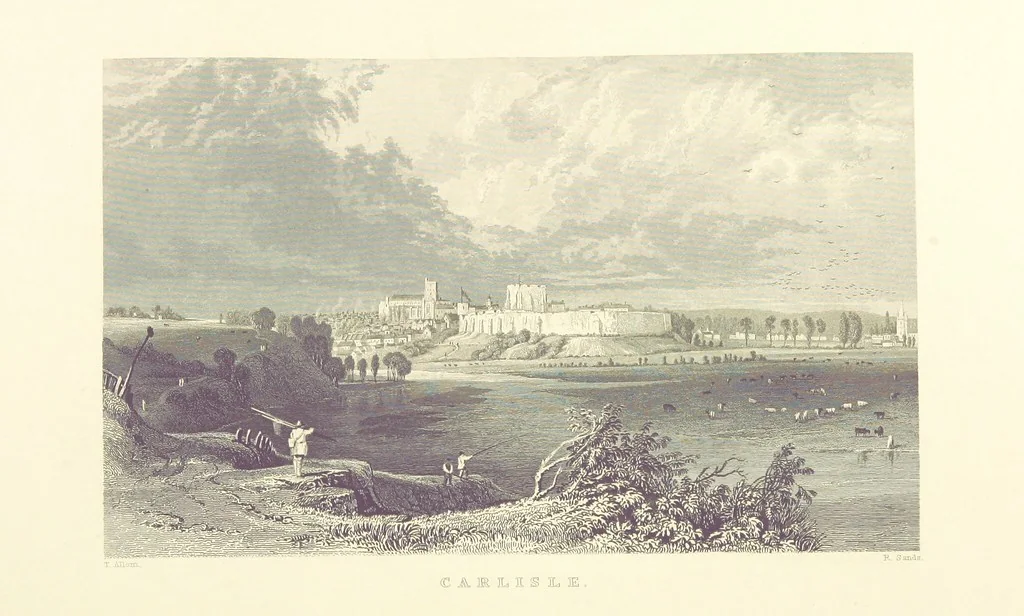 An illustration from Westmorland, Cumberland, Durham, and Northumberland, illustrated from original drawings by T. Allom, G. Pickering, &c. With descriptions by T. Rose, 1858, leaf 256