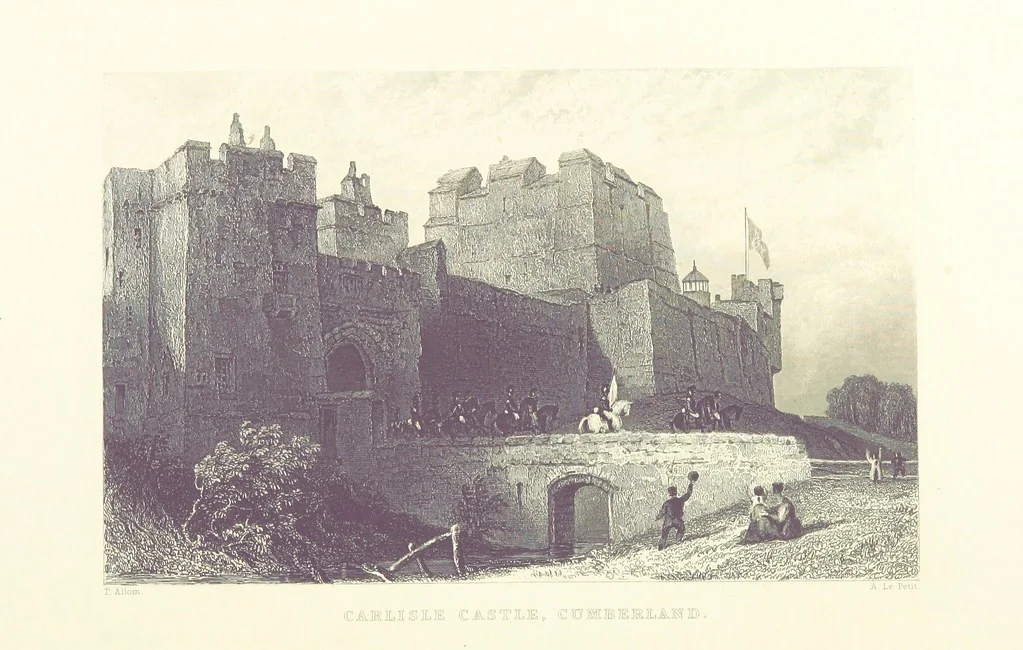 An illustration from Westmorland, Cumberland, Durham, and Northumberland, illustrated from original drawings by T. Allom, G. Pickering, &c. With descriptions by T. Rose, 1858, leaf 260