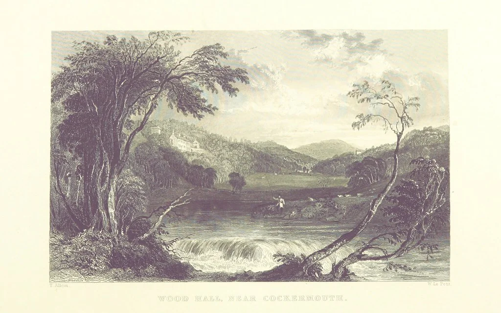 An illustration from Westmorland, Cumberland, Durham, and Northumberland, illustrated from original drawings by T. Allom, G. Pickering, &c. With descriptions by T. Rose, 1858, leaf 280