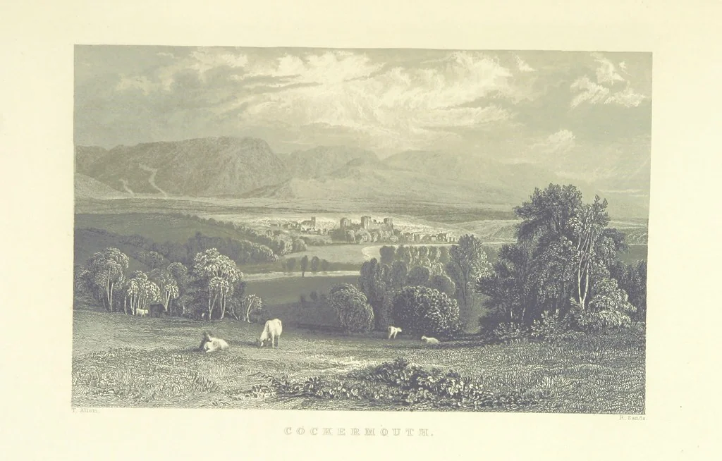 An illustration from Westmorland, Cumberland, Durham, and Northumberland, illustrated from original drawings by T. Allom, G. Pickering, &c. With descriptions by T. Rose, 1858, leaf 283