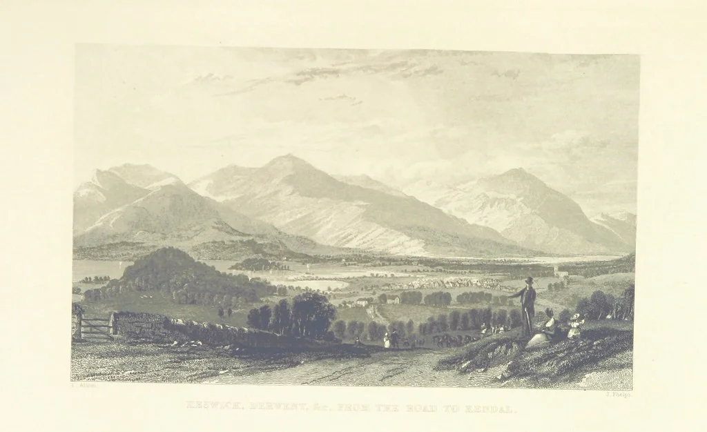 An illustration from Westmorland, Cumberland, Durham, and Northumberland, illustrated from original drawings by T. Allom, G. Pickering, &c. With descriptions by T. Rose, 1858, leaf 297