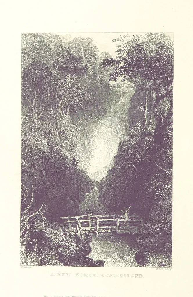 An illustration from Westmorland, Cumberland, Durham, and Northumberland, illustrated from original drawings by T. Allom, G. Pickering, &c. With descriptions by T. Rose, 1858, leaf 310