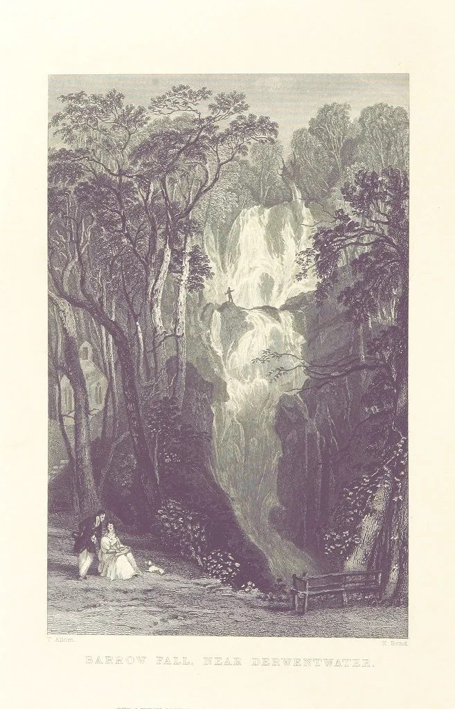 An illustration from Westmorland, Cumberland, Durham, and Northumberland, illustrated from original drawings by T. Allom, G. Pickering, &c. With descriptions by T. Rose, 1858, leaf 326
