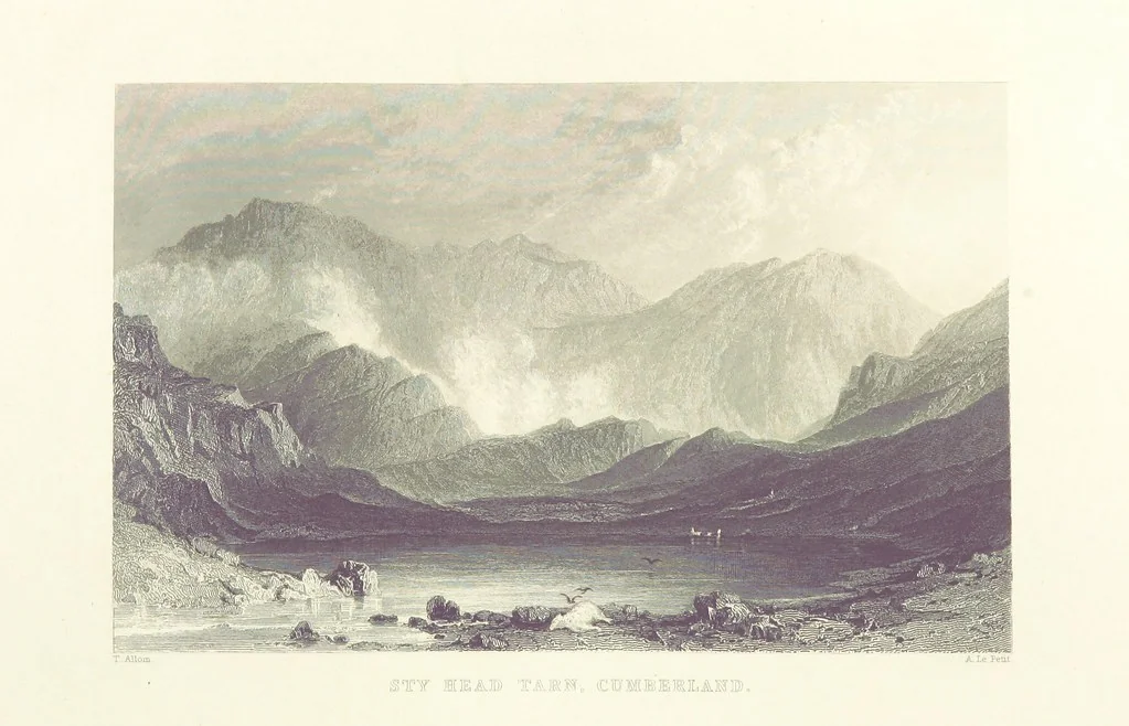 An illustration from Westmorland, Cumberland, Durham, and Northumberland, illustrated from original drawings by T. Allom, G. Pickering, &c. With descriptions by T. Rose, 1858, leaf 352