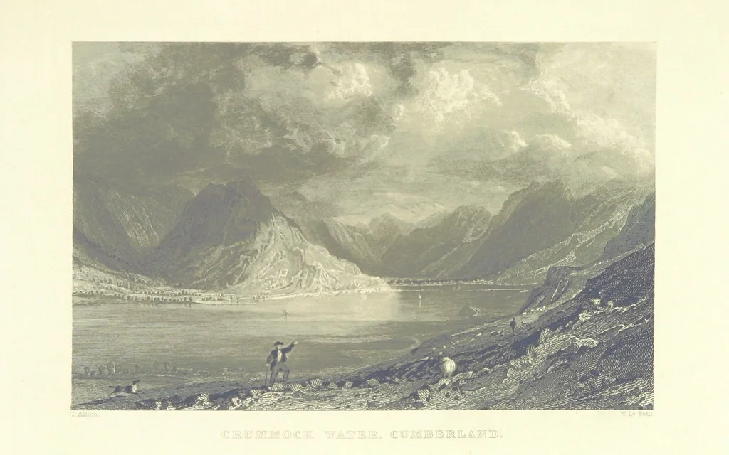 An illustration from Westmorland, Cumberland, Durham, and Northumberland, illustrated from original drawings by T. Allom, G. Pickering, &c. With descriptions by T. Rose, 1858, leaf 365