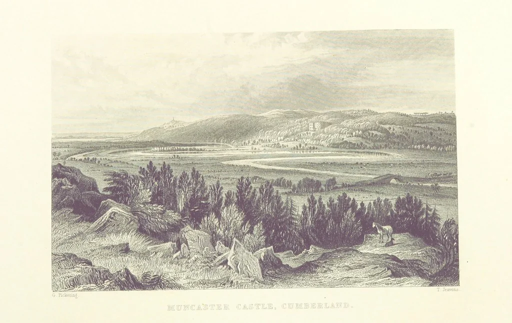 An illustration from Westmorland, Cumberland, Durham, and Northumberland, illustrated from original drawings by T. Allom, G. Pickering, &c. With descriptions by T. Rose, 1858, leaf 398