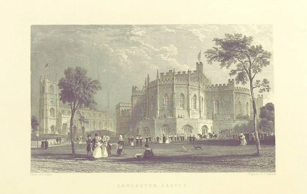 An illustration from Westmorland, Cumberland, Durham, and Northumberland, illustrated from original drawings by T. Allom, G. Pickering, &c. With descriptions by T. Rose, 1858, leaf 40