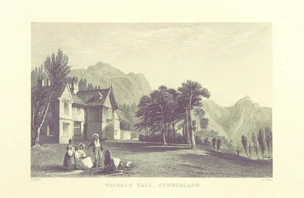 An illustration from Westmorland, Cumberland, Durham, and Northumberland, illustrated from original drawings by T. Allom, G. Pickering, &c. With descriptions by T. Rose, 1858, leaf 408