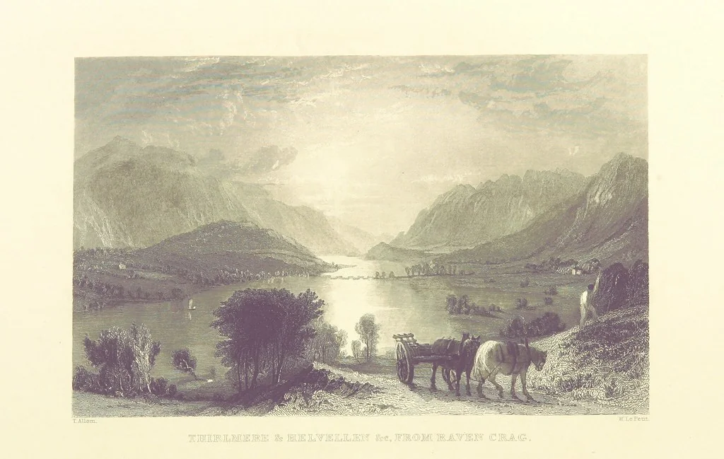 An illustration from Westmorland, Cumberland, Durham, and Northumberland, illustrated from original drawings by T. Allom, G. Pickering, &c. With descriptions by T. Rose, 1858, leaf 432