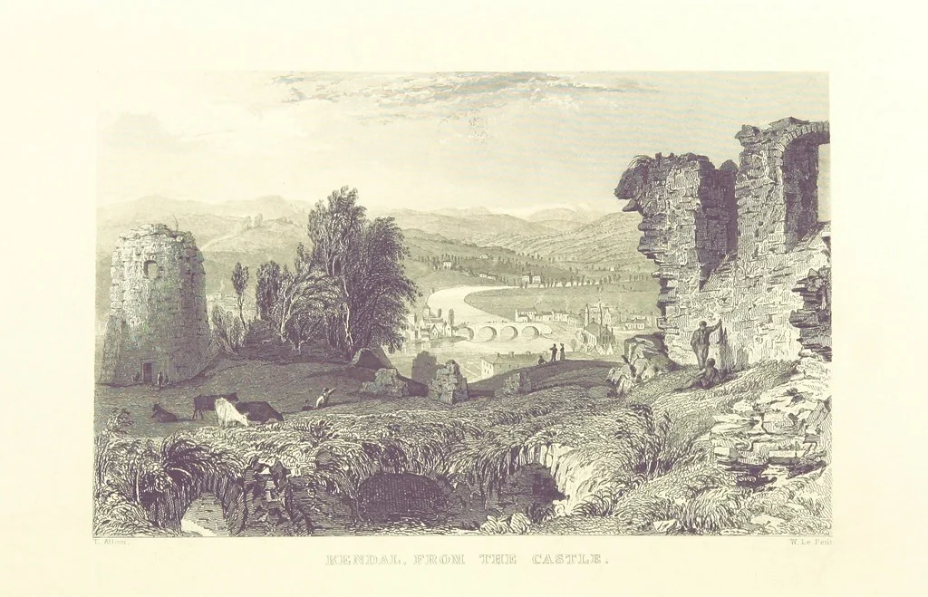 An illustration from Westmorland, Cumberland, Durham, and Northumberland, illustrated from original drawings by T. Allom, G. Pickering, &c. With descriptions by T. Rose, 1858, leaf 456
