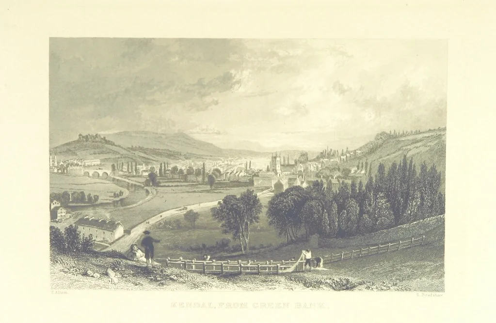 An illustration from Westmorland, Cumberland, Durham, and Northumberland, illustrated from original drawings by T. Allom, G. Pickering, &c. With descriptions by T. Rose, 1858, leaf 459