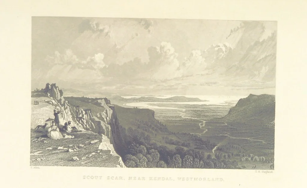 An illustration from Westmorland, Cumberland, Durham, and Northumberland, illustrated from original drawings by T. Allom, G. Pickering, &c. With descriptions by T. Rose, 1858, leaf 463