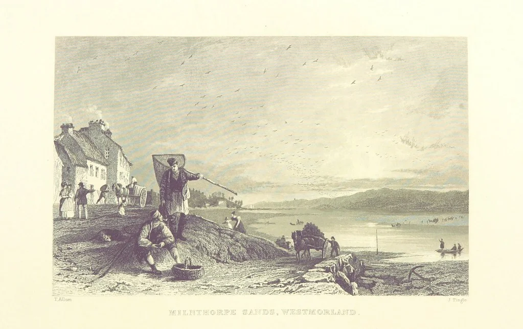 An illustration from Westmorland, Cumberland, Durham, and Northumberland, illustrated from original drawings by T. Allom, G. Pickering, &c. With descriptions by T. Rose, 1858, leaf 476