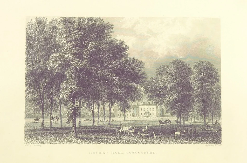 An illustration from Westmorland, Cumberland, Durham, and Northumberland, illustrated from original drawings by T. Allom, G. Pickering, &c. With descriptions by T. Rose, 1858, leaf 50