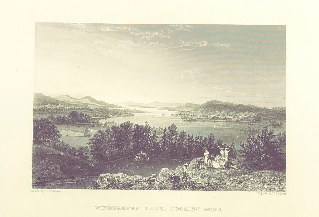 An illustration from Westmorland, Cumberland, Durham, and Northumberland, illustrated from original drawings by T. Allom, G. Pickering, &c. With descriptions by T. Rose, 1858, leaf 86