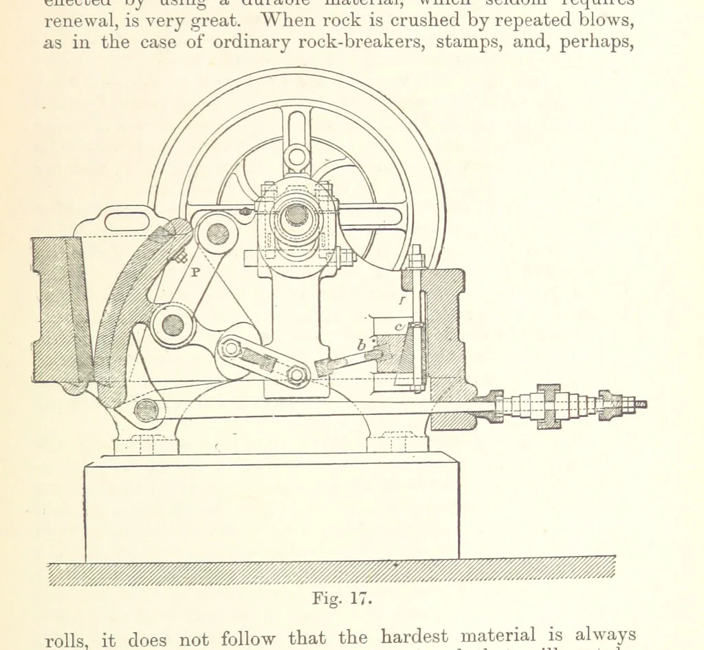 An illustration from The Metallurgy of Gold, etc, 1894, leaf 117