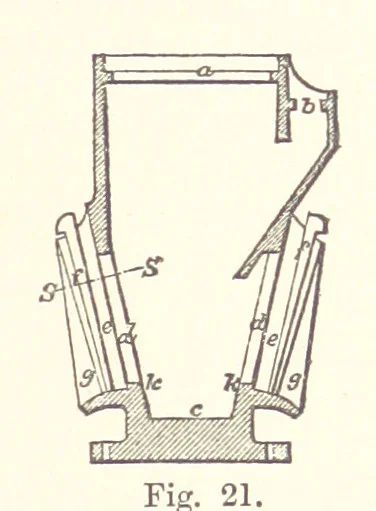An illustration from The Metallurgy of Gold, etc, 1894, leaf 121