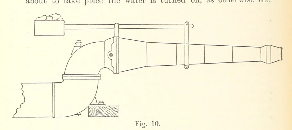An illustration from The Metallurgy of Gold, etc, 1894, leaf 92