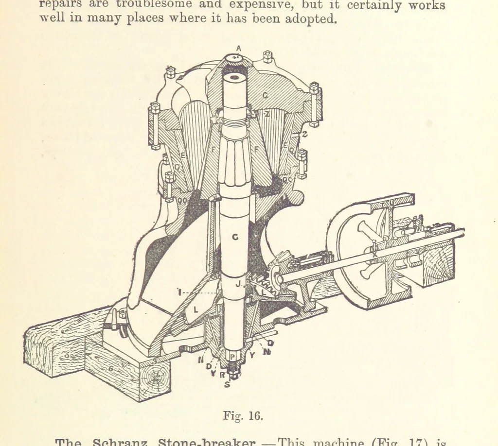 An illustration from The Metallurgy of Gold ... Second edition, 1896, leaf 123