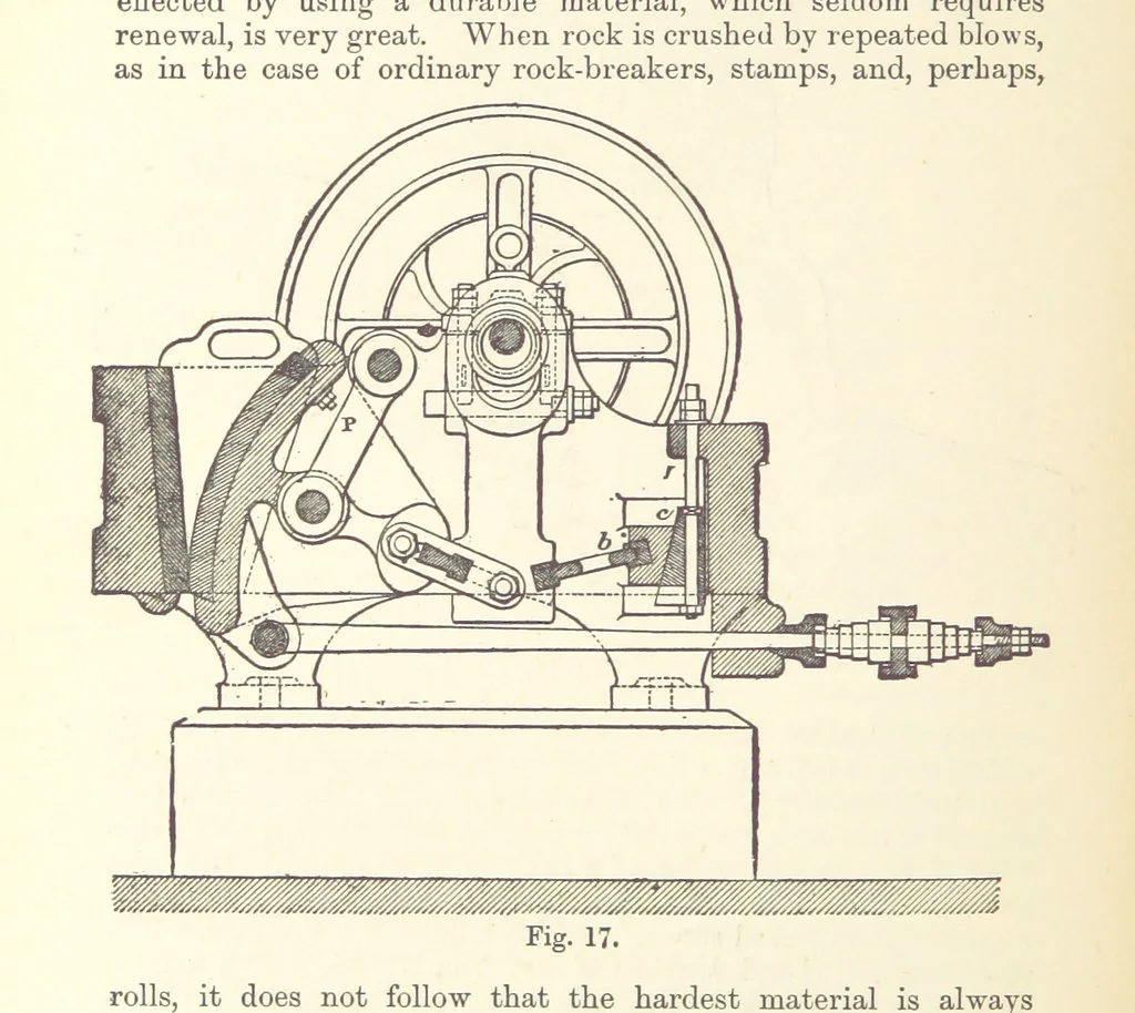An illustration from The Metallurgy of Gold ... Second edition, 1896, leaf 124