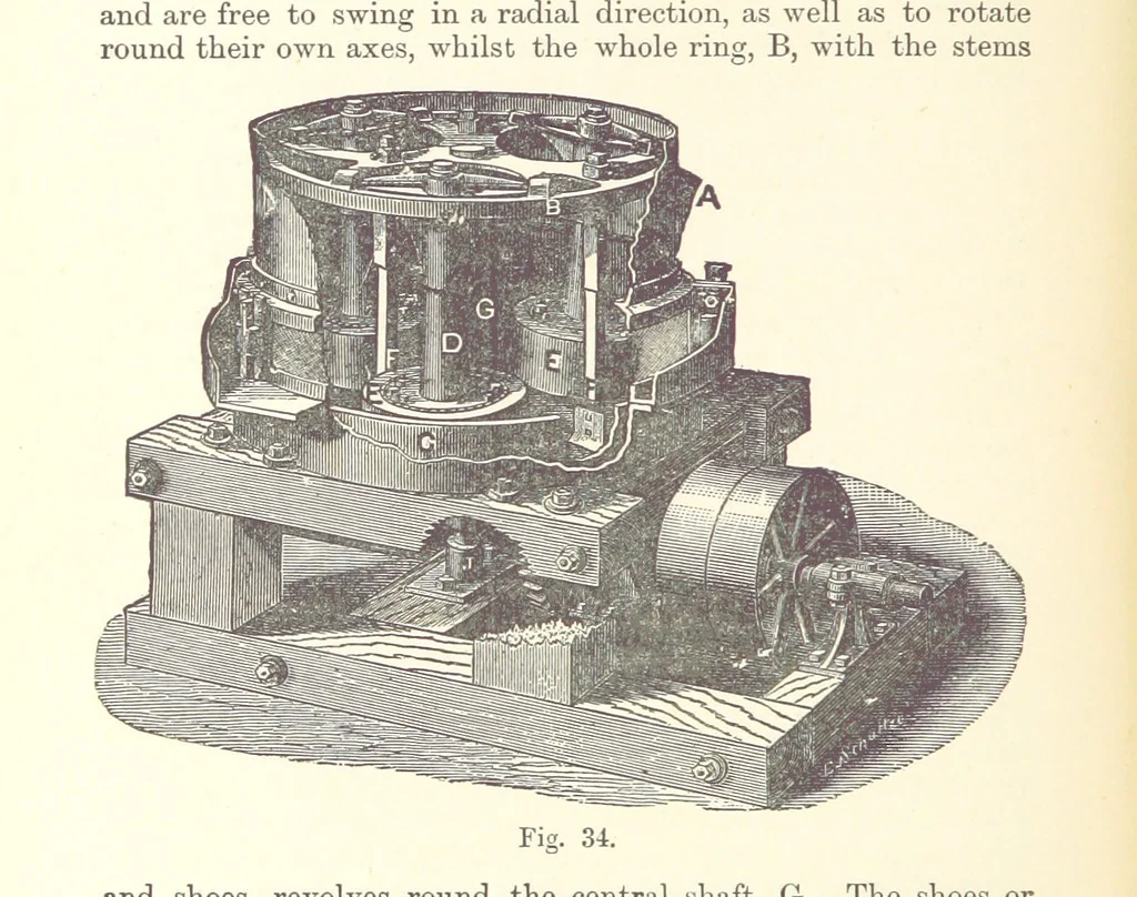 An illustration from The Metallurgy of Gold ... Second edition, 1896, leaf 176