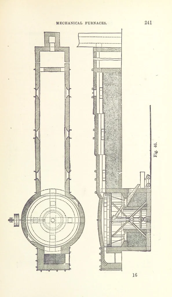 An illustration from The Metallurgy of Gold ... Second edition, 1896, leaf 265