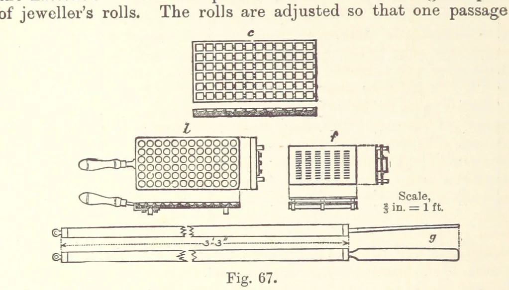 An illustration from The Metallurgy of Gold ... Second edition, 1896, leaf 468