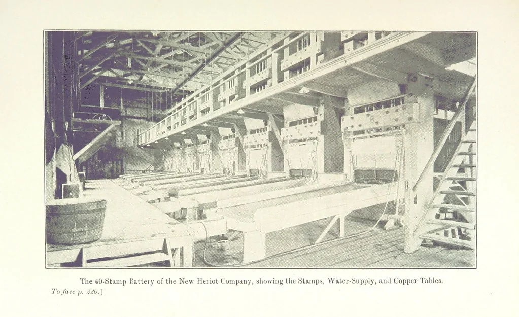 An illustration from The Metallurgy of Gold ... Third edition, revised and enlarged, 1898, leaf 243