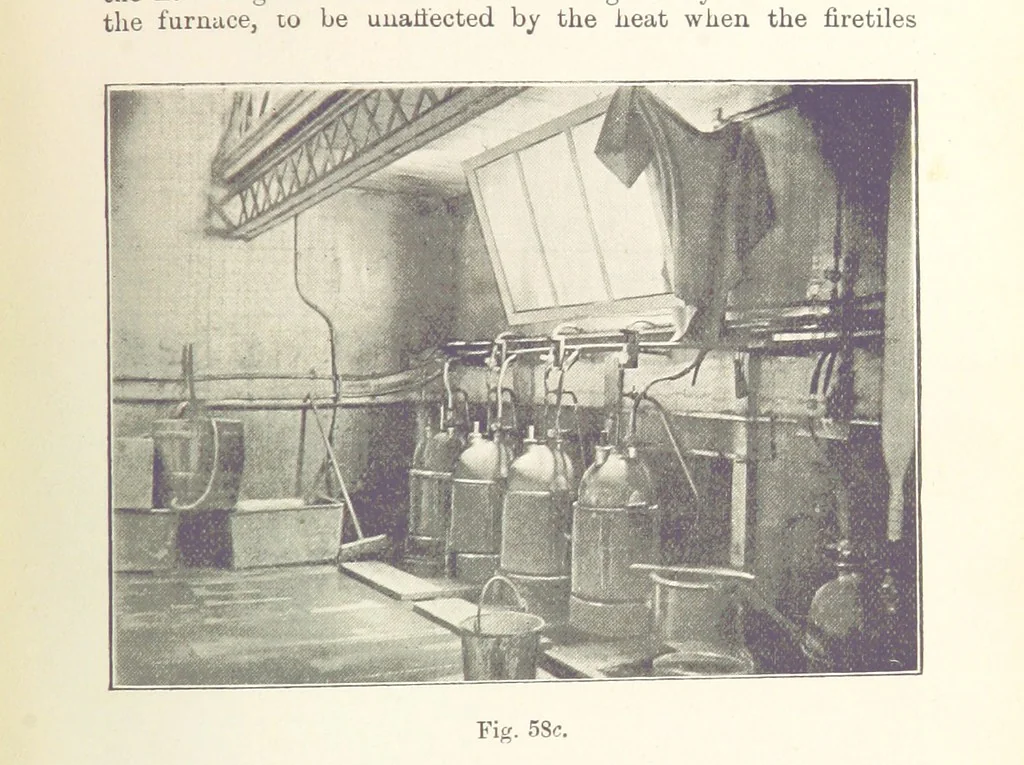 An illustration from The Metallurgy of Gold ... Third edition, revised and enlarged, 1898, leaf 447