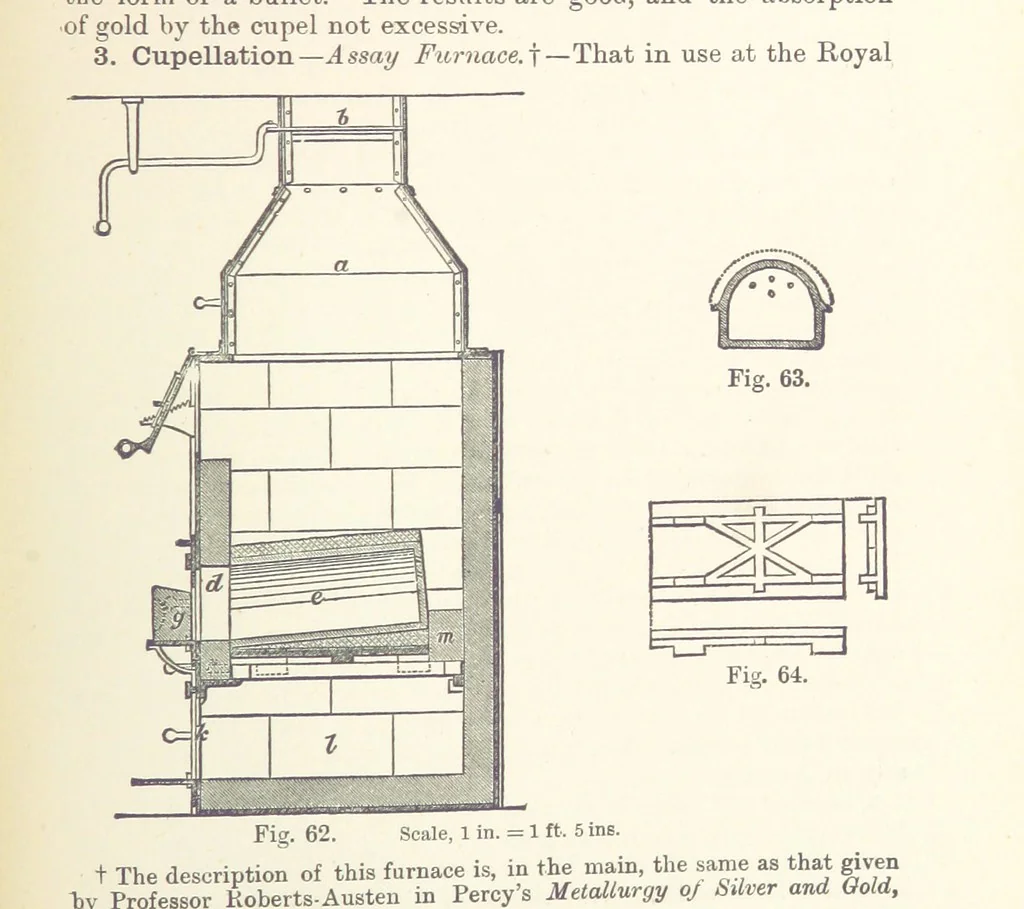 An illustration from The Metallurgy of Gold ... Third edition, revised and enlarged, 1898, leaf 491