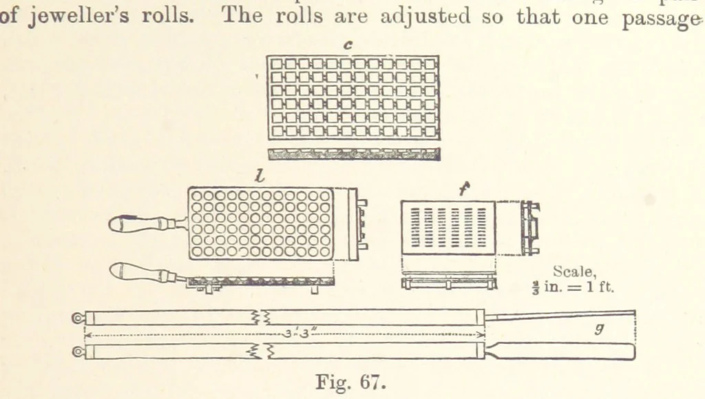 An illustration from The Metallurgy of Gold ... Third edition, revised and enlarged, 1898, leaf 499