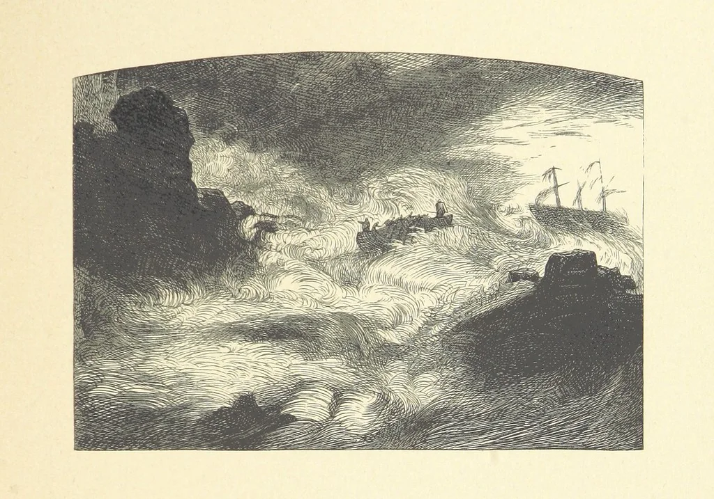 An illustration from A round of days described in original poems by some of our most celebrated poets, and in pictures by eminent artists engraved by the Brothers Dalziel, 1866, leaf 109