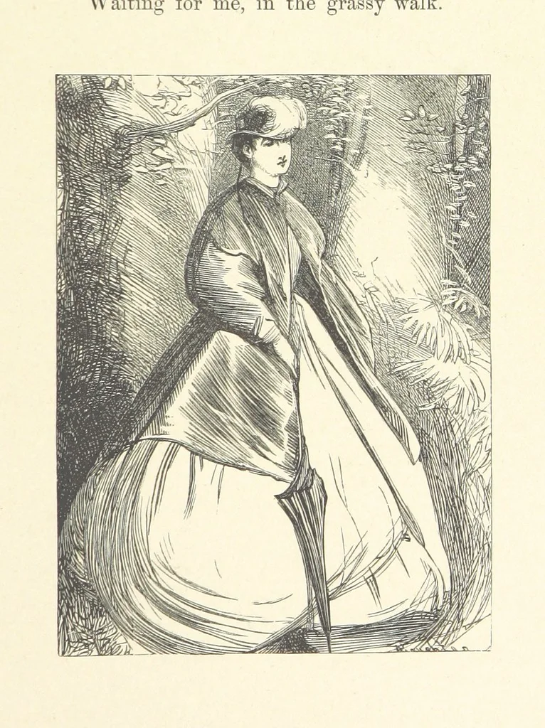 An illustration from A round of days described in original poems by some of our most celebrated poets, and in pictures by eminent artists engraved by the Brothers Dalziel, 1866, leaf 123
