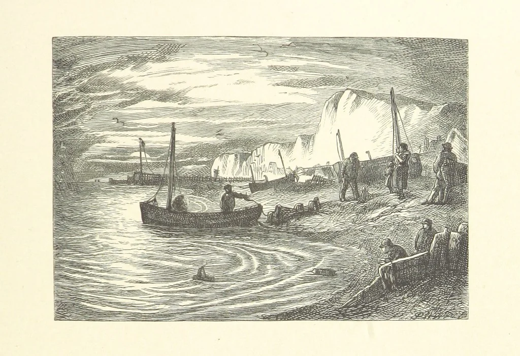 An illustration from A round of days described in original poems by some of our most celebrated poets, and in pictures by eminent artists engraved by the Brothers Dalziel, 1866, leaf 129