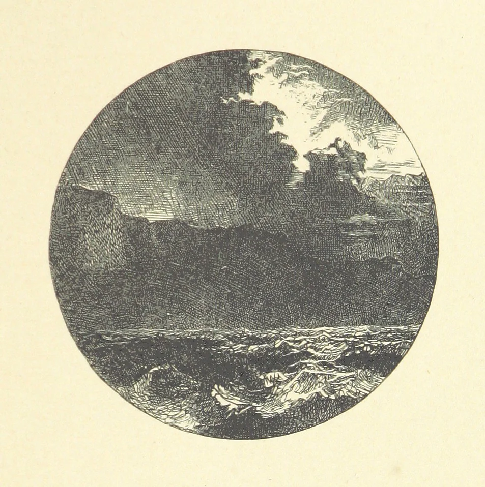 An illustration from A round of days described in original poems by some of our most celebrated poets, and in pictures by eminent artists engraved by the Brothers Dalziel, 1866, leaf 155