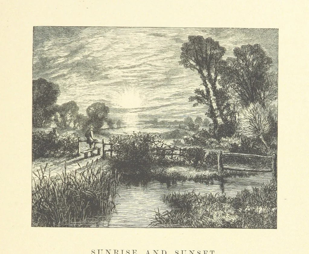 An illustration from A round of days described in original poems by some of our most celebrated poets, and in pictures by eminent artists engraved by the Brothers Dalziel, 1866, leaf 41