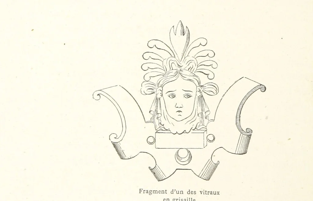 An illustration from Histoire et description du Château d'Anet, depuis le dixième siècle jusqu'à nos jours. Précédée d'une notice sur la ville d'Anet, ... et contenant une étude sur Diane de Poitiers, 1875, leaf 118