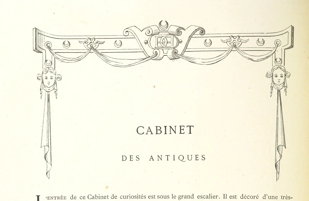 An illustration from Histoire et description du Château d'Anet, depuis le dixième siècle jusqu'à nos jours. Précédée d'une notice sur la ville d'Anet, ... et contenant une étude sur Diane de Poitiers, 1875, leaf 134